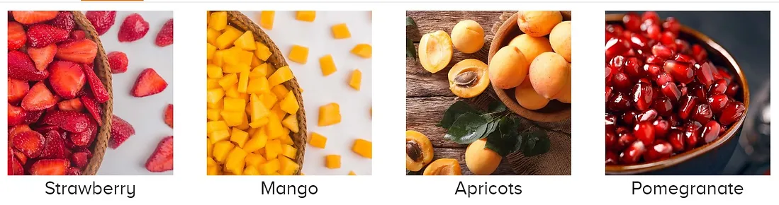 Frozen Vegetables and Fruits