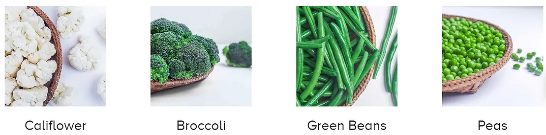 Frozen Vegetables and Fruits